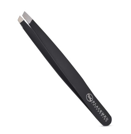 BLACK ANGLE TIP EYEBROW TWEEZER